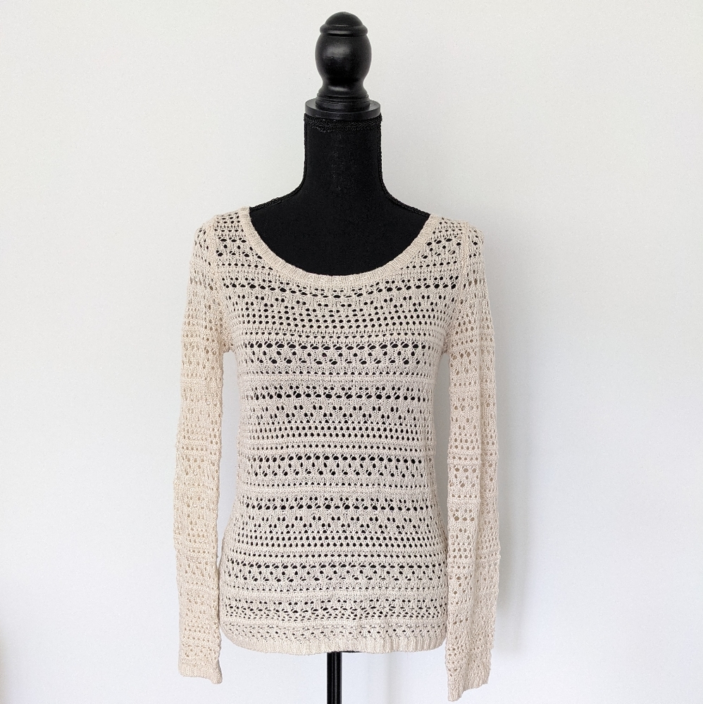 Olive & Oak Crochet Sweater